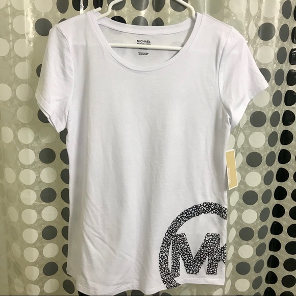michael kors white t shirt women's